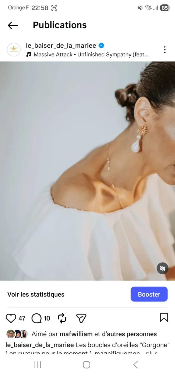 Boucles d'oreilles "Gorgone"