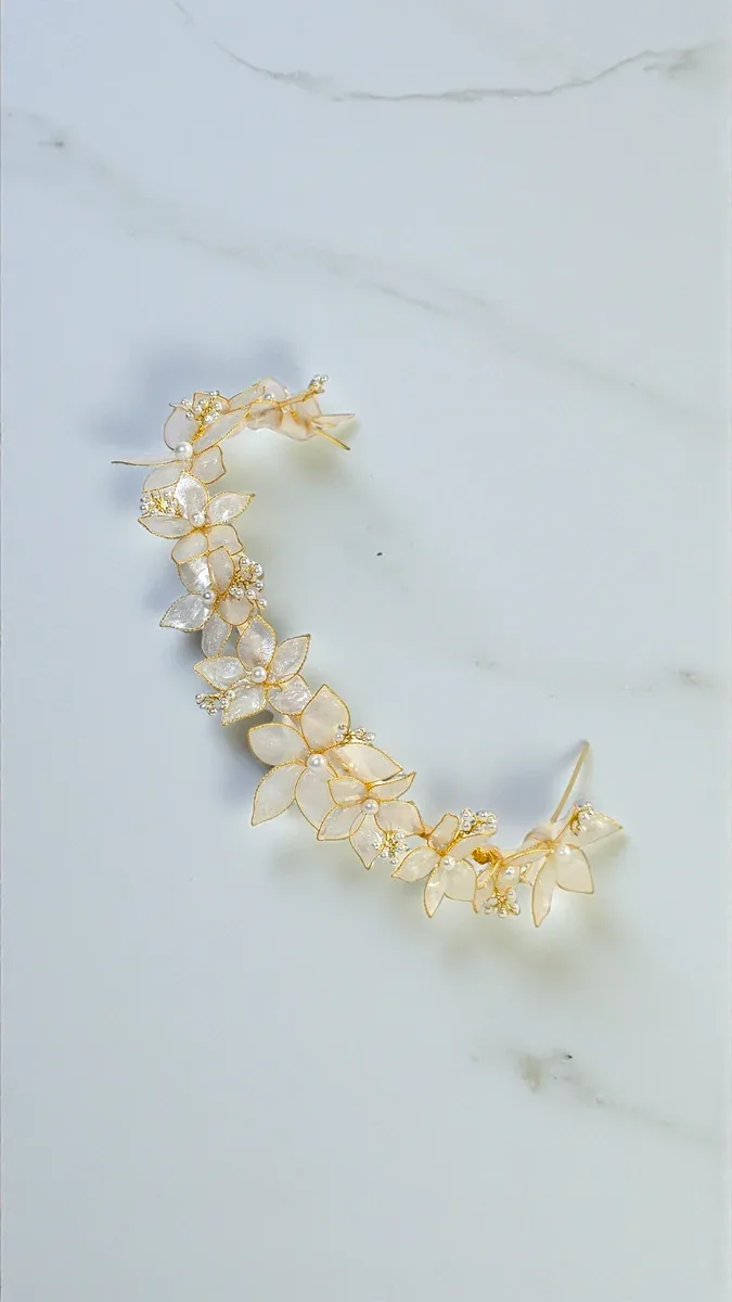 Collection Gladys de bijoux de mariée bohèmes inspirés de la Provence