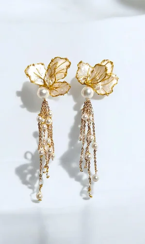 Boucles d'oreilles "Victorine" long