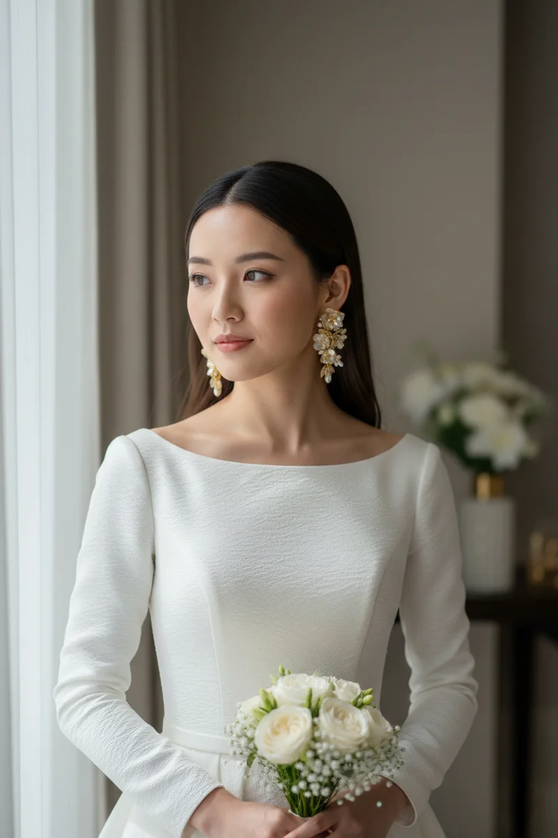 Boucles d'oreilles "Bianca" L