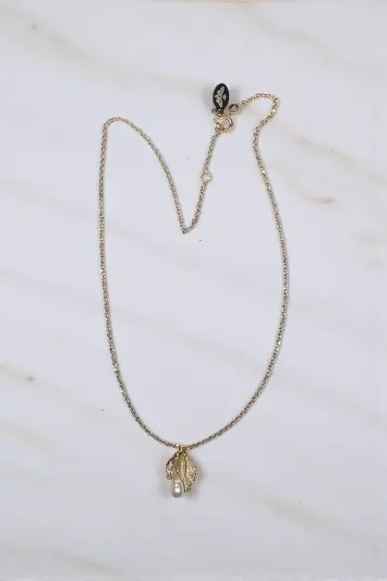 Collier Victorine - Bijou de mariée artisanal, création Provence