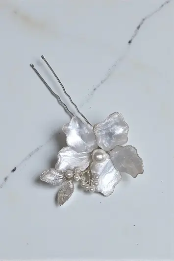 Pique chignon Sixtine - Bijou de mariée artisanal, création Provence