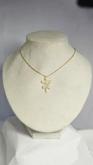 Collier Paulette - Bijou de mariée artisanal, création Provence
